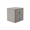 TULİP DOUBLE DRAWER NIGHTSTAND