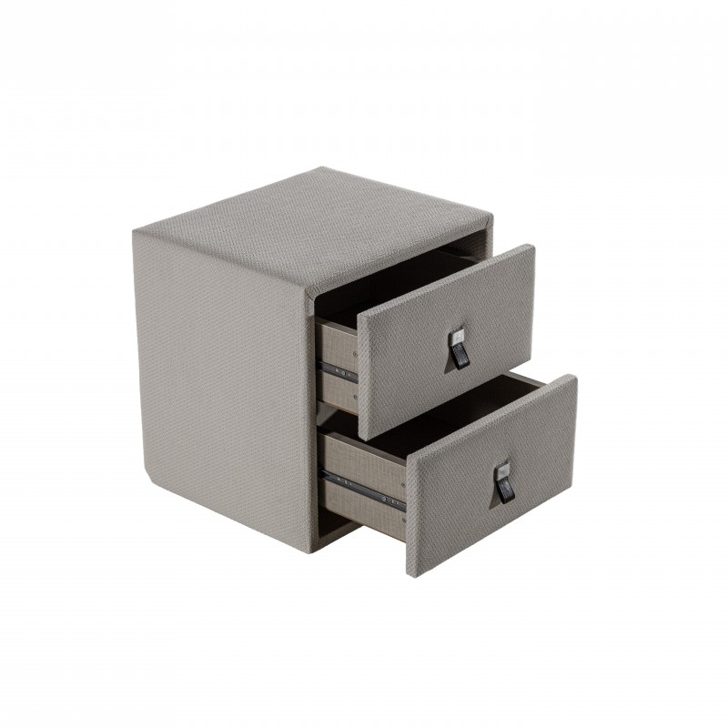 TULİP DOUBLE DRAWER NIGHTSTAND