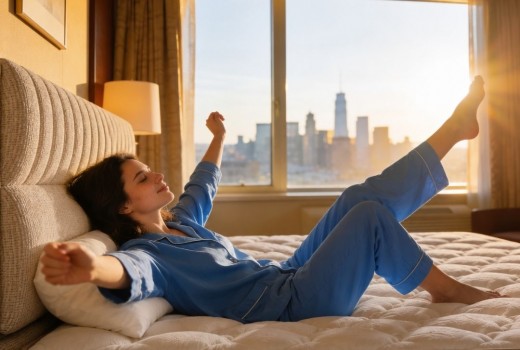 How can you improve your sleep patterns after jet lag?